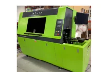 Inkcups Extends High Throw Capabilities to Cylindrical Inkjet Printing with the New Helix® High Throw UV Cylindrical Printer