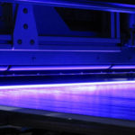 UV LED on a wide web coater