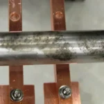 Figure 1. Fingerprint oils and high voltage are not a good pairing for high vacuum environments.
