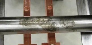 Figure 1. Fingerprint oils and high voltage are not a good pairing for high vacuum environments.